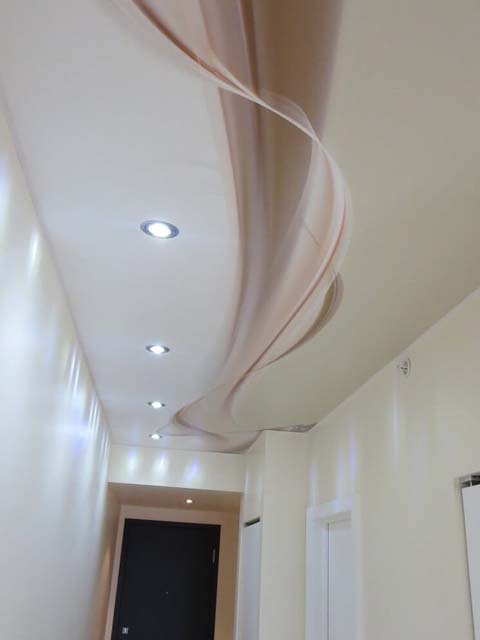 Идеи оформления потолка в коридоре. Натяжные потолки в Белгороде. Компания 'Олимп'
