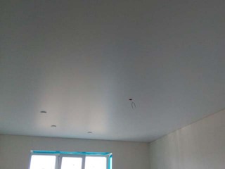 Матовые полотна MSD-премиум в Стрелецком. Матовый натяжной потолок в спальне